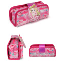 Wholesale Girls Stationary Zipper School Pencil Bag Foldable Kids Custom Pencil Pouch